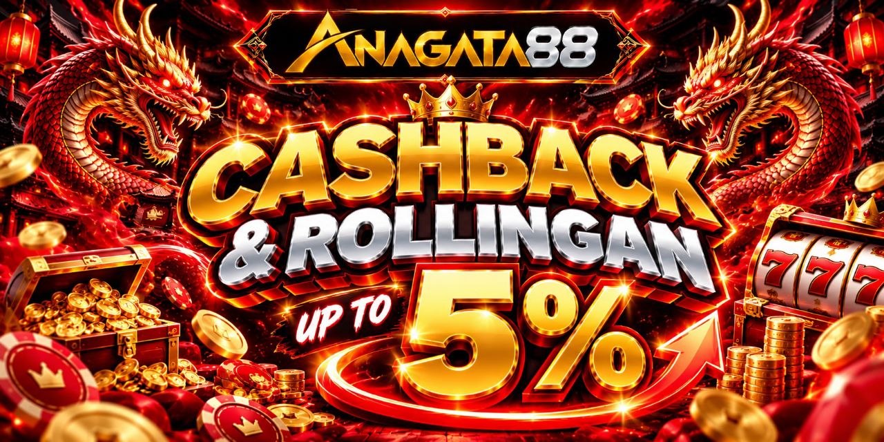 Bonus Cashback Mingguan Up To 5%